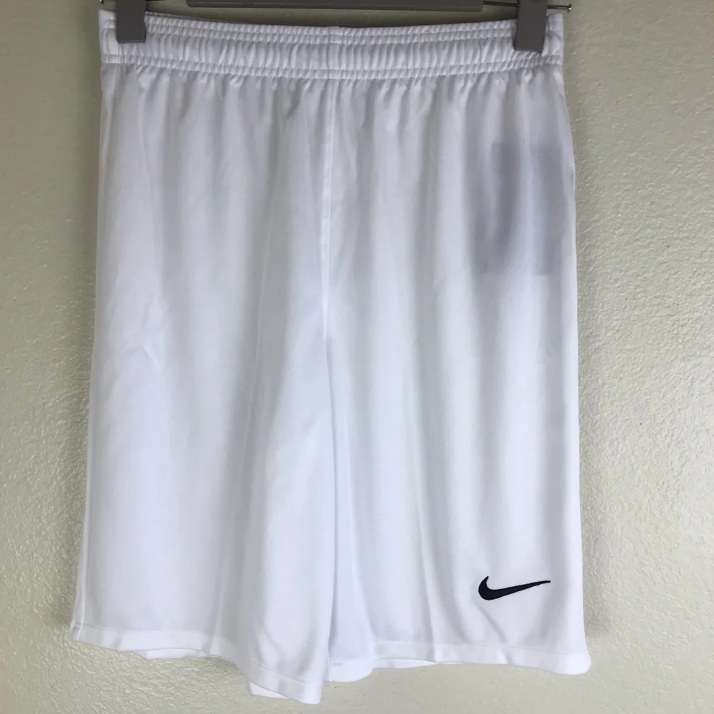 White Youth Football/Soccer Shorts Sz XL by Nike